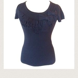 Juicy Couture cashmere cap sleeve sweater